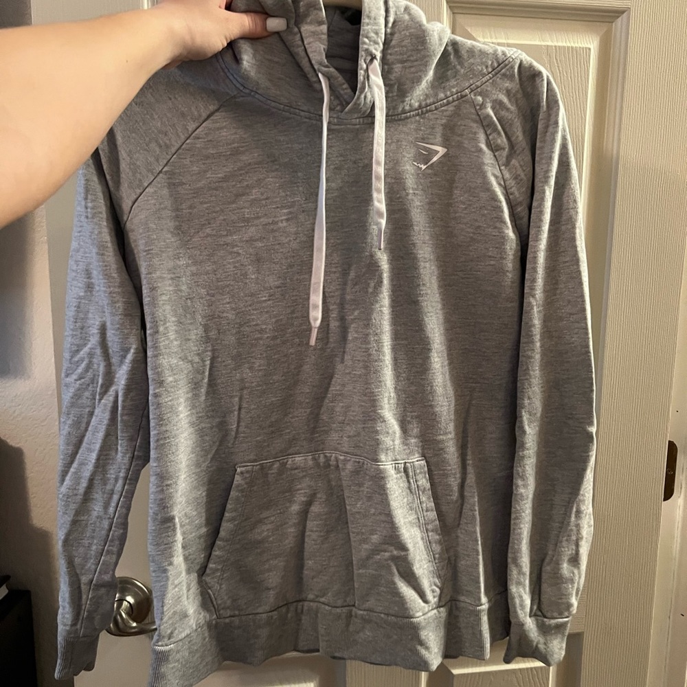 Grey Gymshark sweatshirt